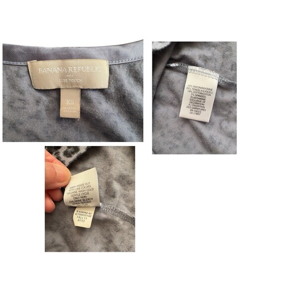 Banana Republic Lot Of 3 Tops Strapless Spaghetti Strap and Luxe Touch Tank Sz 0 - Picture 8 of 8